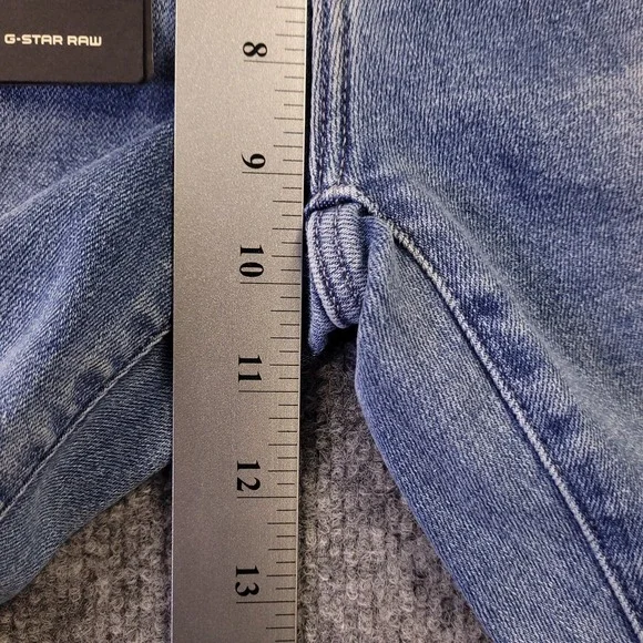 NWT G Star Raw Lhana Skinny Ankle 28x29 Aged Indigo Mid Rise Stretch Raw Hem - Picture 5 of 16